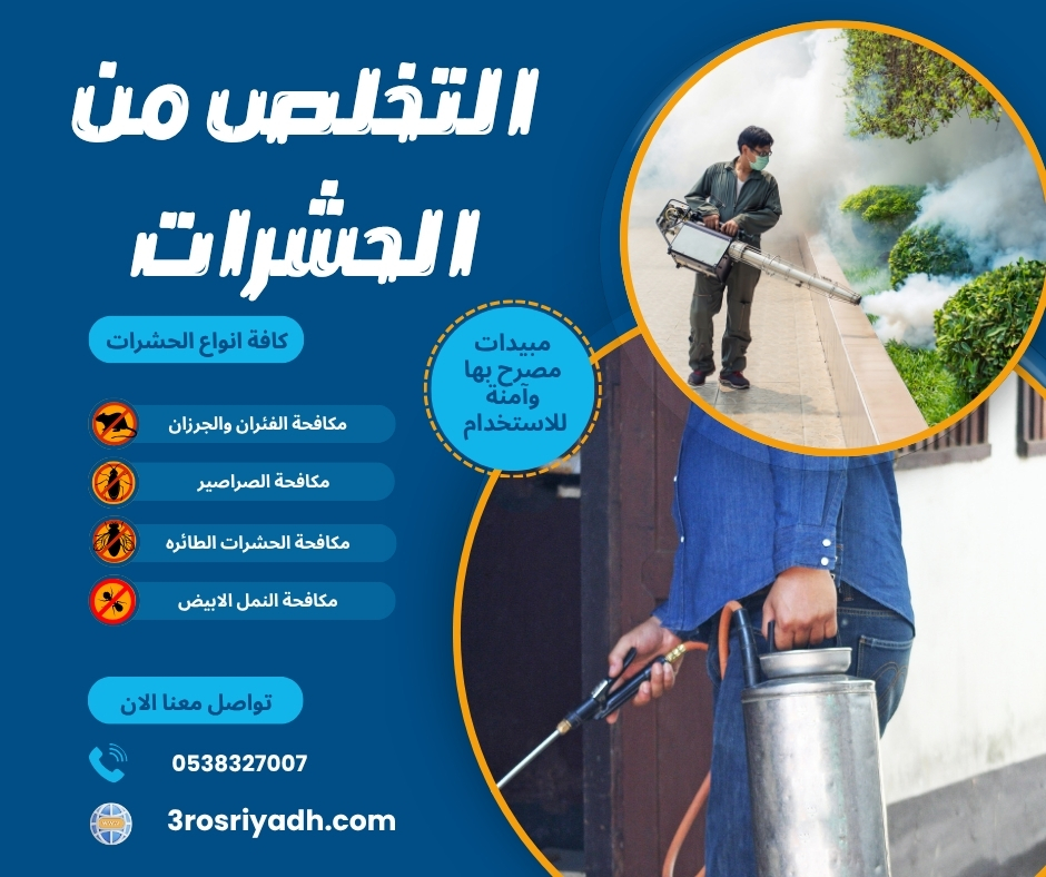 التخلص من الحشرات